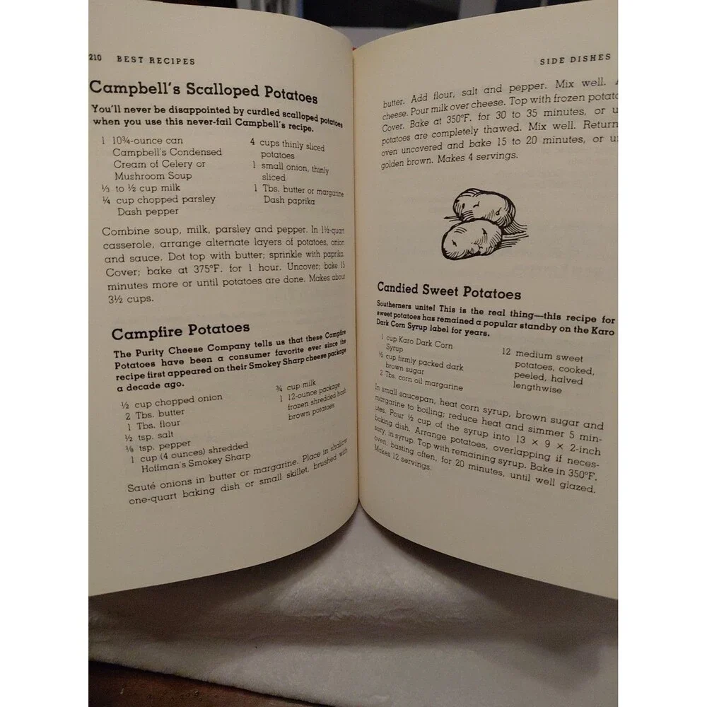 Vintage 1993 Best Recipes From Backs Of Boxes Cans Cookbook Cooking Cook Book